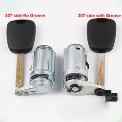 Car Lock Cylinder for Peugeot 307 Door Central Control Lock Driving Door Lock