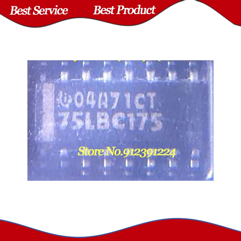 10 Pcs/Lot SN75LBC175DR 75LBC175 SOP16 New and Original In Stock
