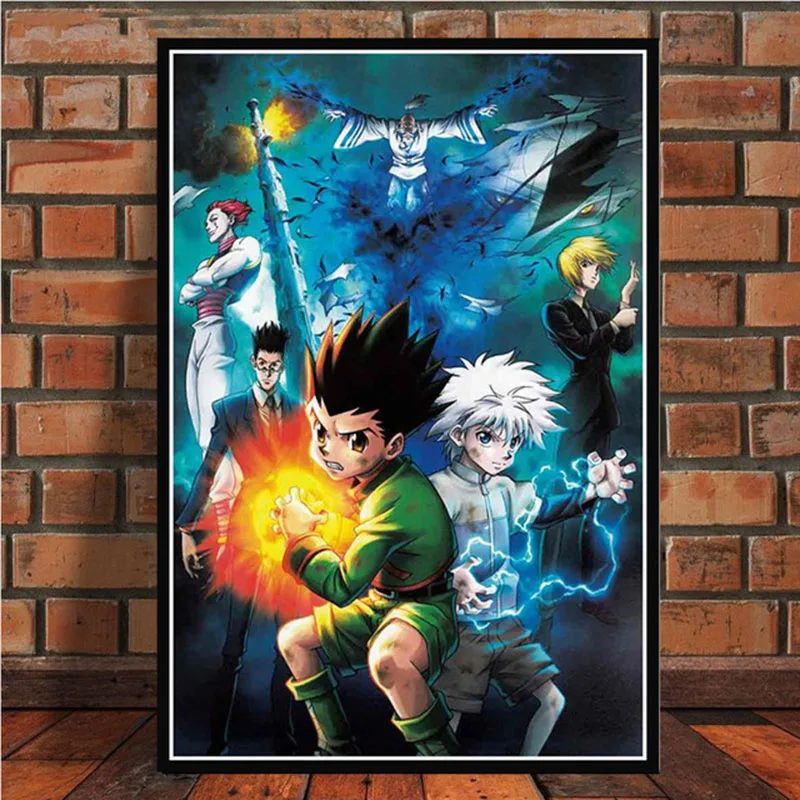 DIY Diamond Painting Wall Art Hunter X Hunter Cross Stitch Pictures 5d Embroidery Japanese Anime Handmade Full Square Drill Home