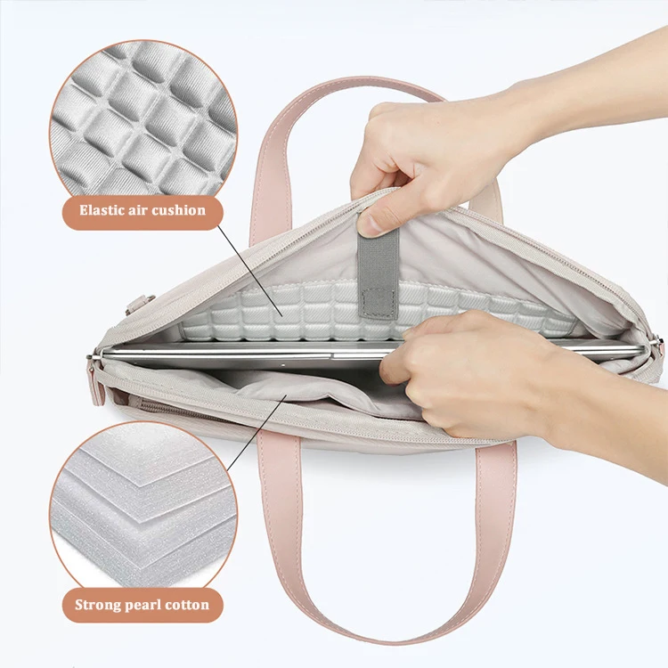 حقيبة كمبيوتر محمول مقاوم للماء 11 13 14 15 15.6 16 بوصة دفتر الكتف الحال بالنسبة للماك بوك اير برو MagicBook شاومي غطاء كم حقيبة يد