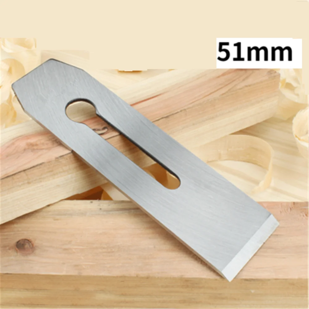 Lama per pialla in legno materiale frontale in acciaio pialla per legno lama per falegnameria manuale strumenti per la lavorazione del legno