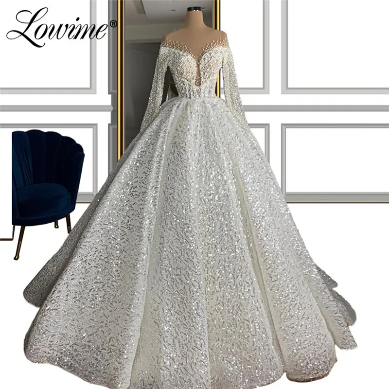 Vestido de noiva muçulmano arábia, vestido de capa para casamento, manga longa, luxuoso, 2020