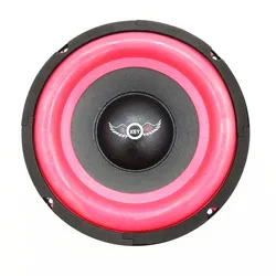 1pc 202mm 8 Inch Car Subwoofer 400W 4 Ohm Big Red Foam Edge Surround for Audio System Modified DIY Bass Woofer