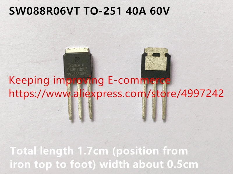 

Оригинальные новые 100% аксессуары для питания SW088R06VT TO-251 40A 60 В