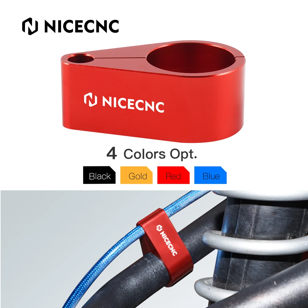 

NICECNC ATV Brake Line Hose Clamps Holder For Yamaha Raptor 700 2006-2011 2013-2020 700R 2012-2020 2019 18 Aluminum Accessories