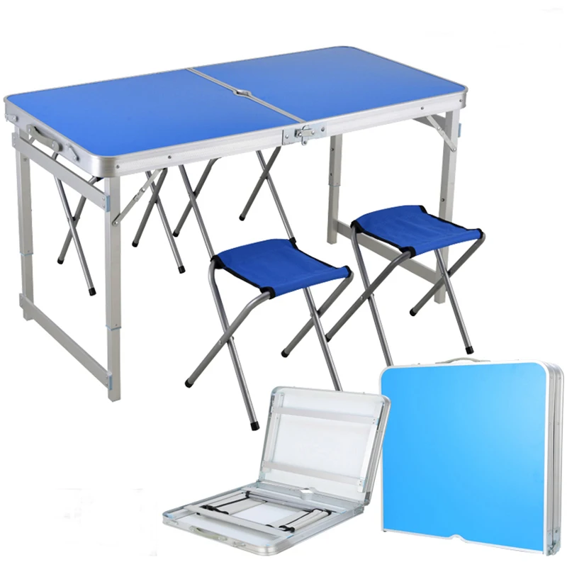 

Outdoor Folding Table Chair Camping Aluminium Alloy Picnic Table Waterproof Ultra-light Durable Folding Table Desk For