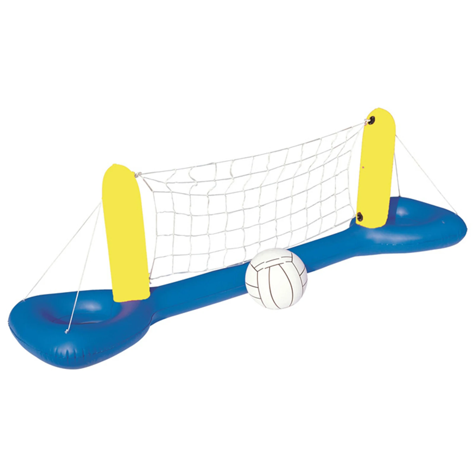 Filet de volley-ball pour enfants et adultes, ensemble de flotteurs de piscine pour enfants et adultes, jeu de natation sportif amusant en plein air, jouet d'été