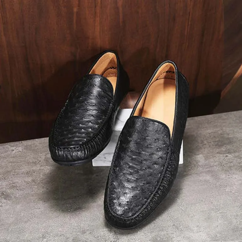 duanshe leisure new arrival ostrich shoes men doug shoes comfortable Leisure men shoes personality new male shoes