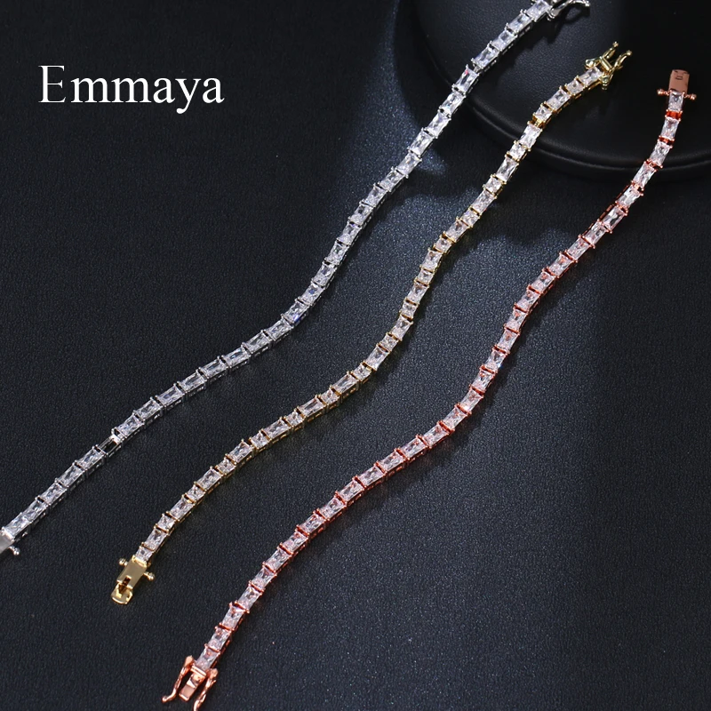 EMMAYA Fashion Jewelry For Women And Ladies Delicate Ornament Muliticolors AAA Zirconia Bracelet In Popular Party Shiny Dress-up