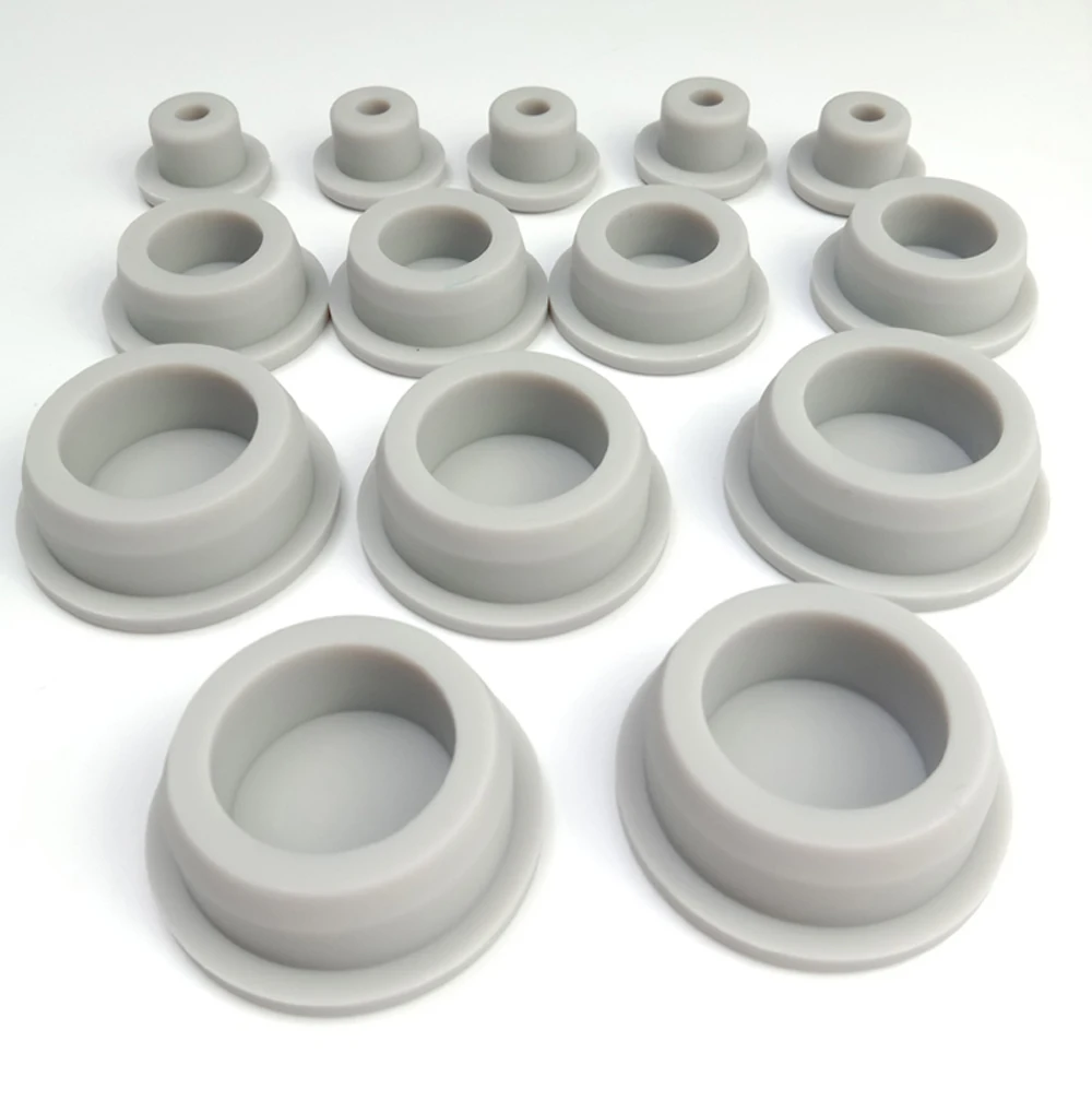 5Pcs 13Mm-48Mm Grijs Siliconen Rubber Slang Blanking End Cap Inserts Seal Plug Bung Hole Stopper
