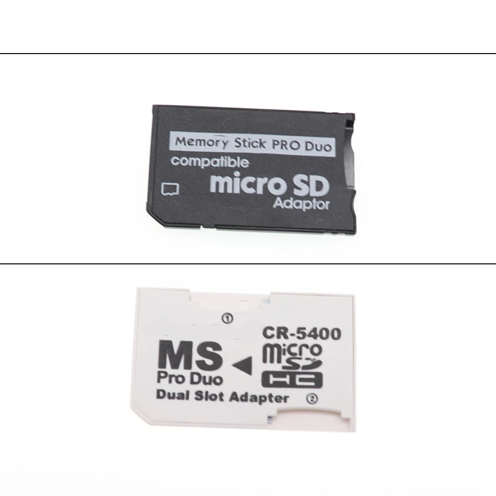 Memory Card Adapter Micro SD TF Flash Card to Memory Stick MS Pro Duo for PSP Card Single / Dual 2 Slot Adapter