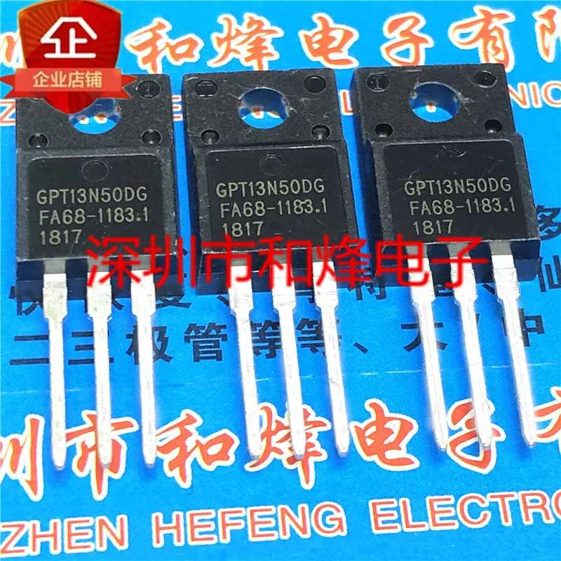 

10PCS GPT13N50DG GPT13N50 MOS TO-220F