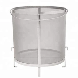 Stainless Steel Beer Wine House Home Brew Filter Basket Strainer Barware Bar Tools Filter Bag for Jelly Jams Homebrew S