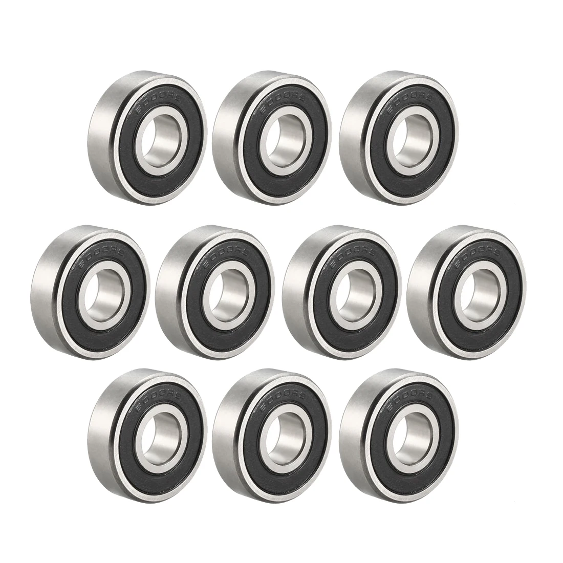 

Uxcell 10pcs 6000ZZ/-2RS 6001ZZ/-2RS Deep Groove Ball Bearing Shielded/Sealed Chrome Steel Bearings 6000-2RS