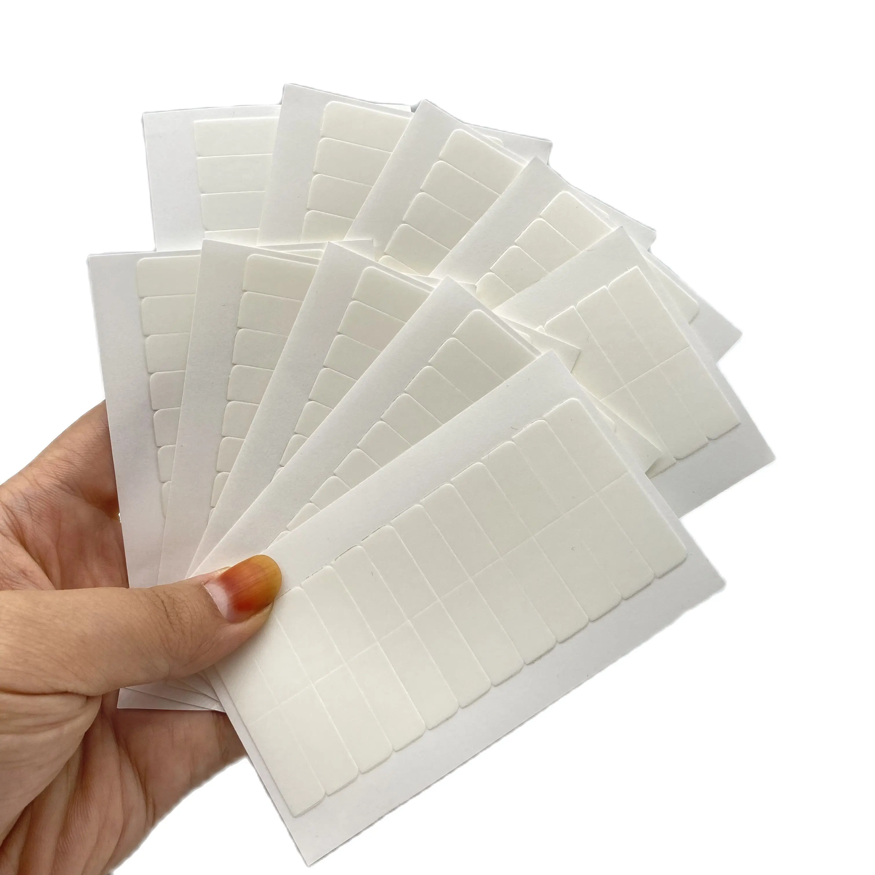 

10 sheets white double side tape lace front wig tape arc double sided Tape for toupee wig adhesive