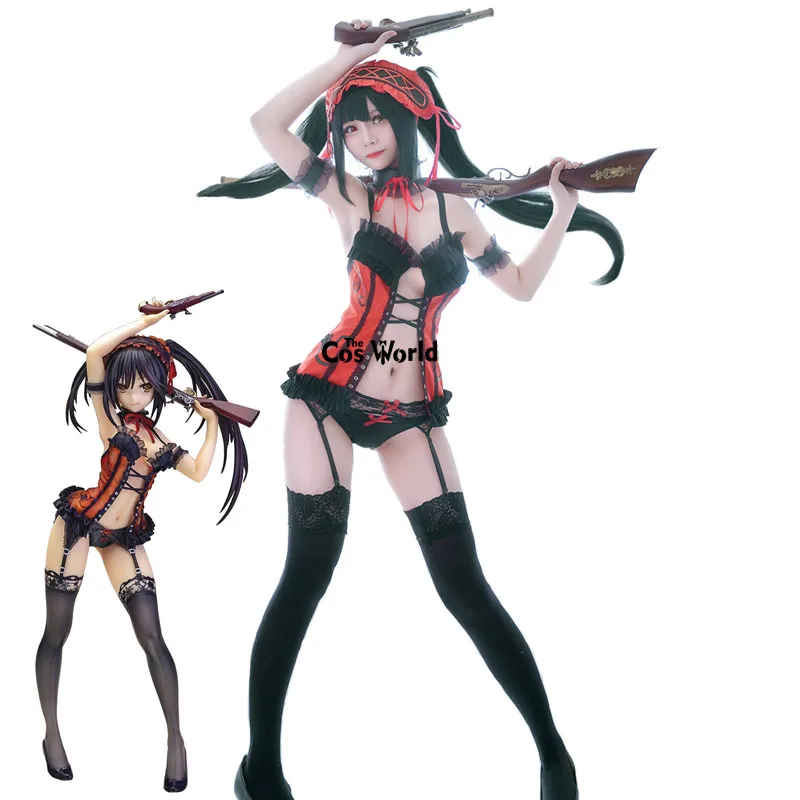 DATE A LIVE Tokisaki Kurumi Sexy Briefs Lingerie Underwear Outfit Anime Customize Cosplay Costumes