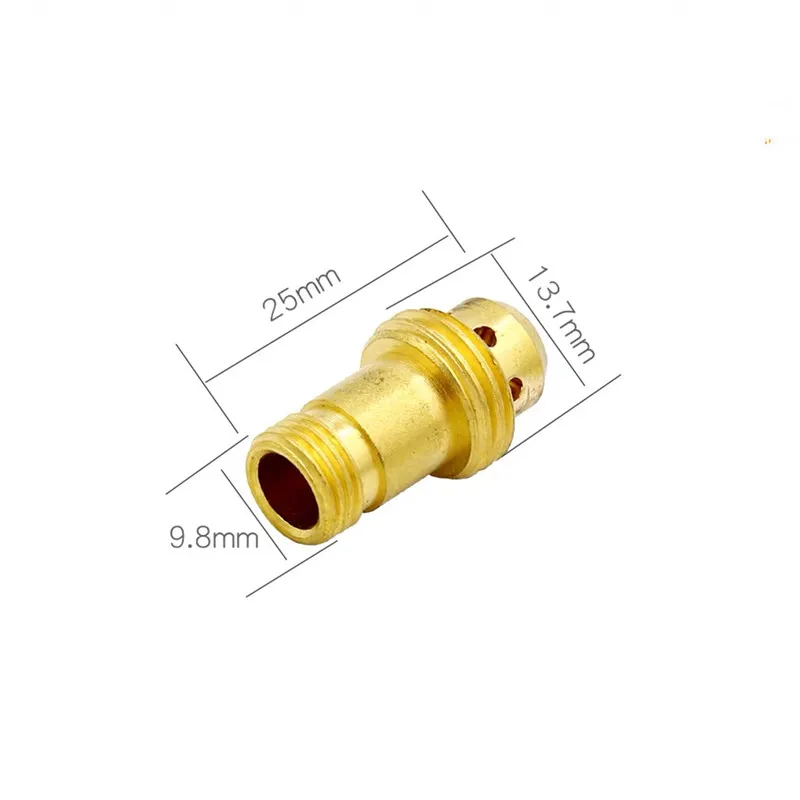 5 pezzi/accessori per pistola per saldatura ad arco di argon QQ-150A connettore per pistola per saldatura ad arco di argon connettore ad ago in tungsteno