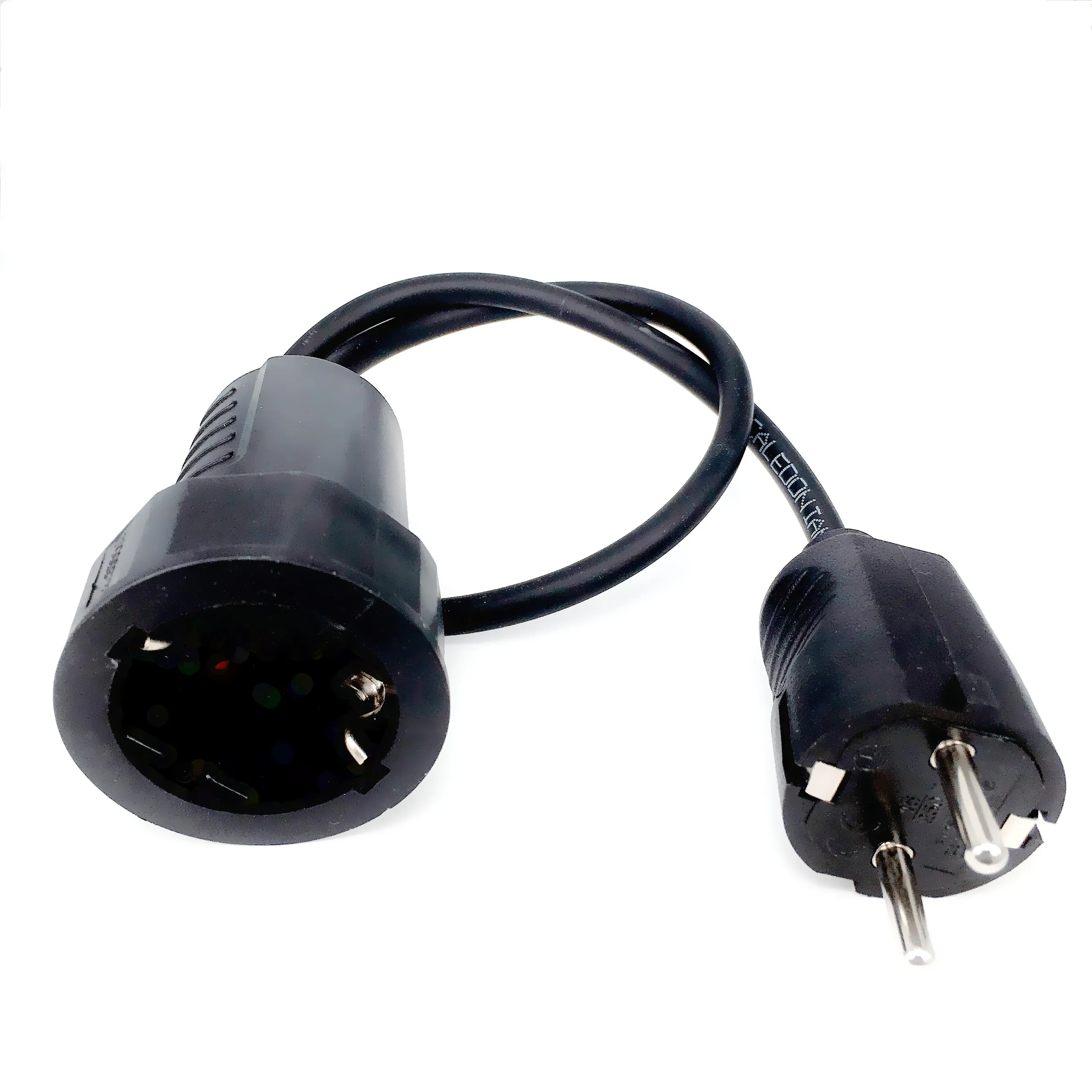 الأوروبي القياسية ذكر إلى أنثى كابل تمديد الطاقة 3G1.0mm سلك مقياس الاتحاد الأوروبي ألمانيا النحاس التيار المتناوب المقبس والمكونات الحبل 250 فولت 16A