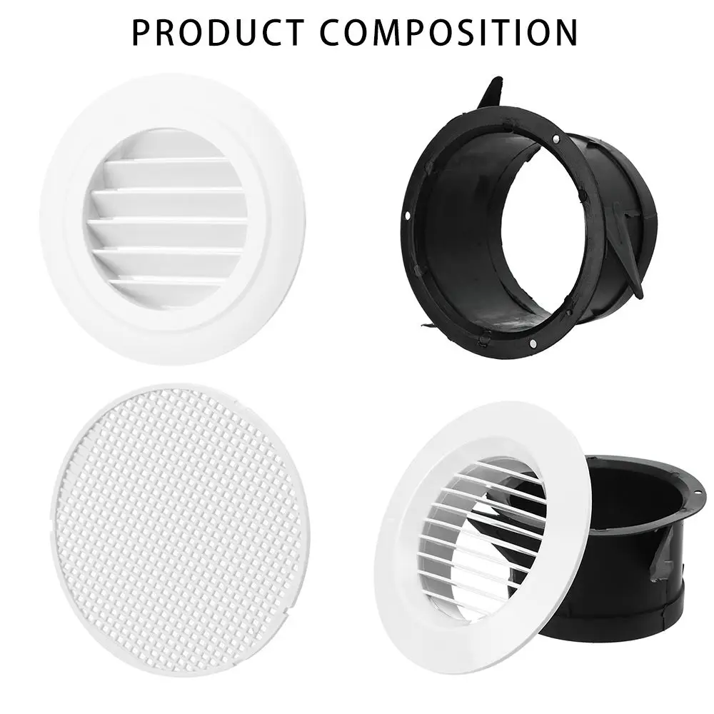 

Round Air Conditioning Supplies Air Circulation Ducting Ventilation Grilles Air Vent Vents Cover Extract Valve Grille