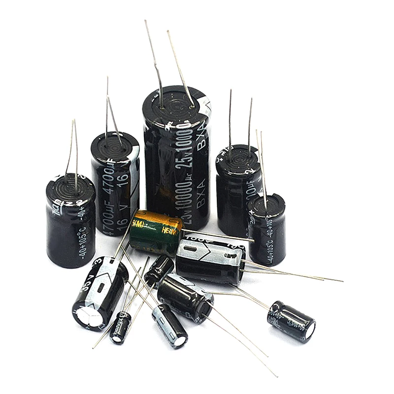 2200uF 3300uF 4700uF 100V 100WV 2200mF 3300mF 4700mF Capacitor Eletrolítico de Alumínio