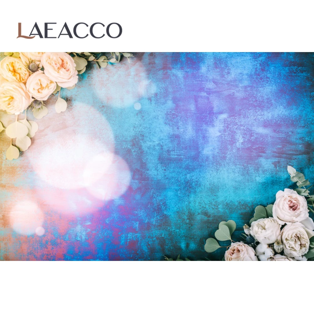 Wood Board Planks Background Spring Flowers Petal Pine Gift Party Baby Shower Doll Photography Backdrop Photocall Photo Studio