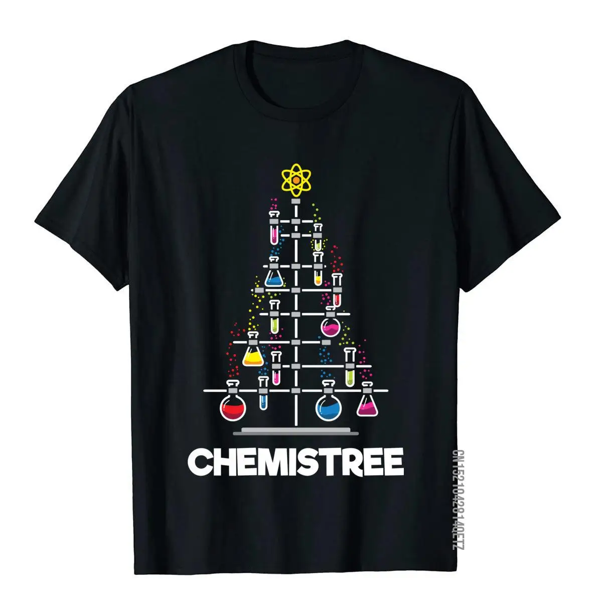 Chemistree Sweatshirt Funny Science Christmas Tree Men Women Unique T Shirts For Men Cotton Tops Tees Funny New Arrival