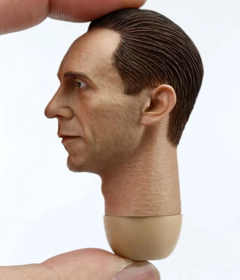 1/6 Scale WWII Germany Paul Joseph Goebbels Head Sculpt Minister Male Soldier Head Carved for 12in Action Figure Toy