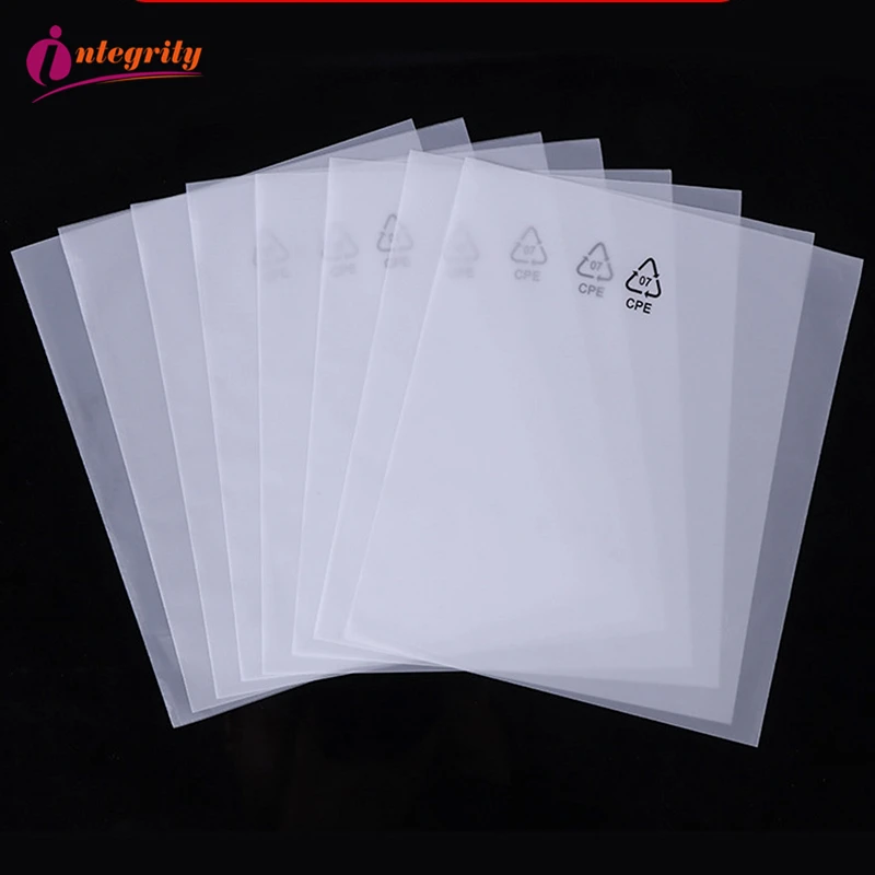 500 pcs/lot 6.5*12cm Open Top CPE Frosted Plastic Package Bags Merchandise Electronics Gift Bag storage bag CPE BagsOpen Top