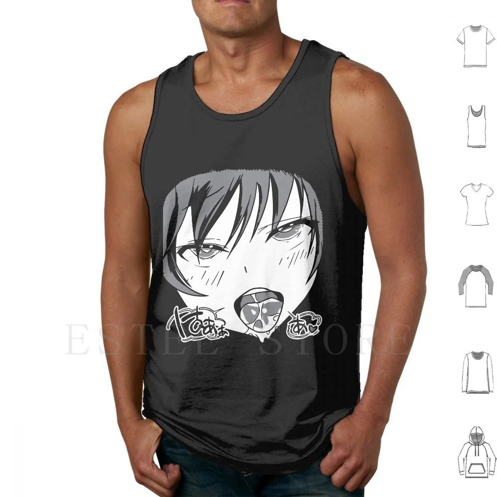 Ecchi Hentai Weeaboo Face A1813 Tank Tops Vest Sleeveless Sexy Face Hentai Nsfw Waifu Material Anime Manga Geek