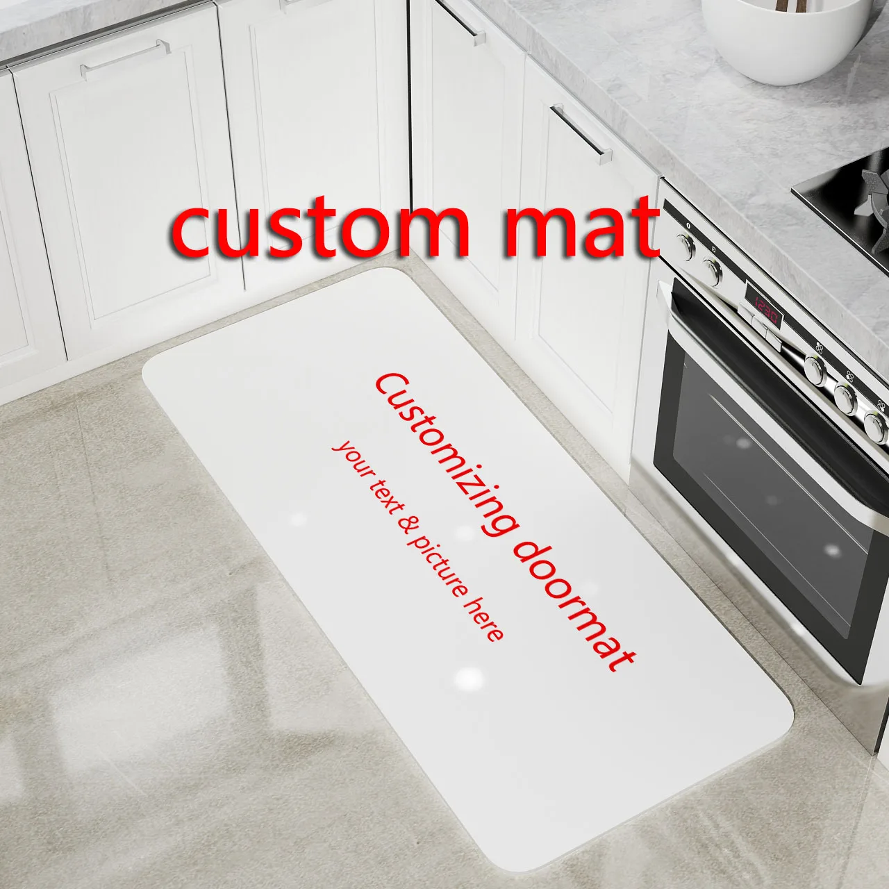 Custom Doormat Entrance Welcome Mats Customize Your Design Hallway Doorway Bathroom Kitchen Rugs Floor Mats Carpet