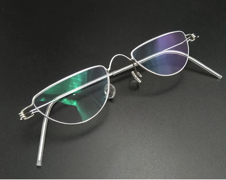Wizard Albus Dumbledore Lesebrille, dreieckig, Anti-Blau, verschreibungspflichtig, optisch, für Myopie, handgefertigt, schraubenlose Brille +1+2 – Detail 8