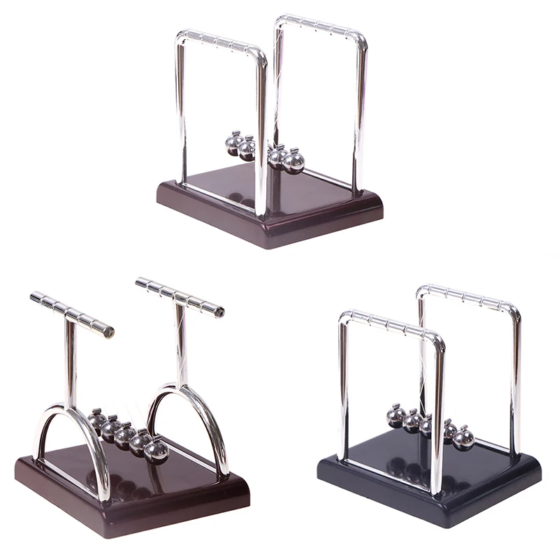 

Crafts Newton's Cradle Desk Table Decor Metal Pendulum Ball Newton Ball Physics Science Pendulum Steel Balance Ball