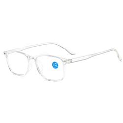 Gafas de lectura antiluz azul para hombre y mujer, lentes con marco TR90 para hipermetropía, dioptrías + 1,0, + 1,5, + 2,0, + 2,5, + 3,0, + 3,5