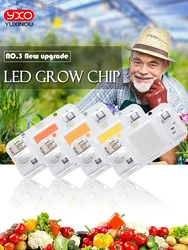 Luz ac tridimensional, chip inteligente de crescimento de plantas sem gotas, ic para jardim interno, crescimento e florescimento da planta, contas de lâmpada