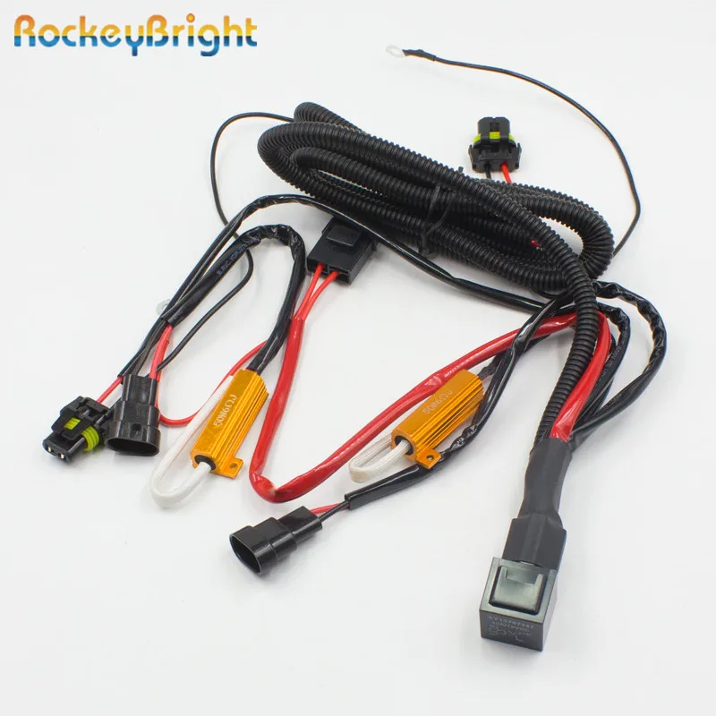 car warning canceller conversion kit relay harness H1 H3 H7 H8 H11 9005 9006 HB2 HB3 HB4 car warning canceller decoder resistor