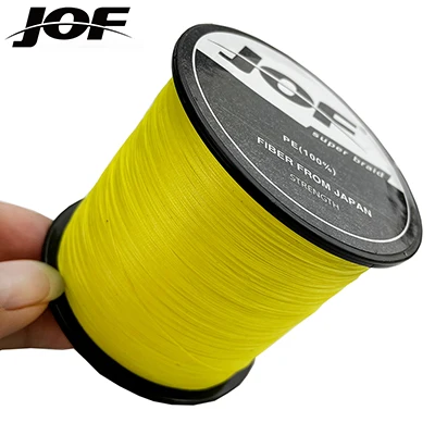 JOF 8 Stränge 1000 M 500 M 300 M 100 M Geflochtene Angelschnur Karpfen Angeln Spinnt Linha de Pesca Multifilamento 8 Pinter