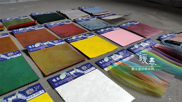 21 Color Card Samples TPU PVC Pleated Fabric Tyvek Special Sample Books Fashion Graduation Design Designer Type A samples