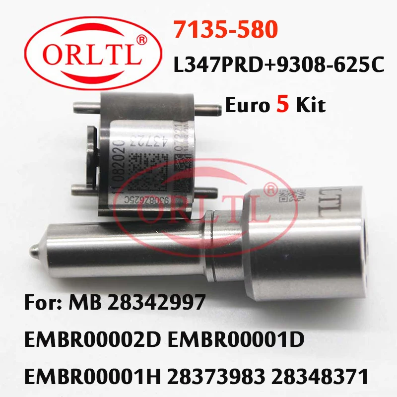 

7135-580 For Delphi Nozzle H374 Control Valve 9308-625C Repair Kits For 28342997,A6510704987,EMBR00001D,28348371,28373983