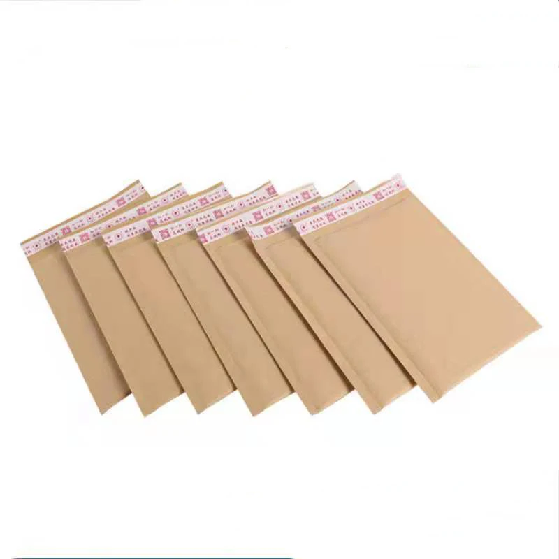 30Pcs/Lots 12 Sizes Kraft Paper Bubble Envelopes Bags Shockproof Bubble Mailers Padded Shipping Envelope With Bubble Mailing Bag