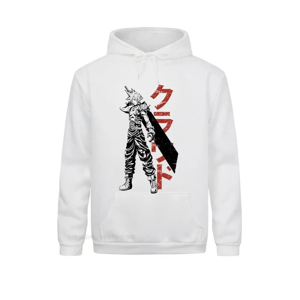 Mercenary Final Fantasy Sweater Men Cloud Vii Ff7 Video Game Strife Shinra Soldier Percent Cotton Anime Sweater