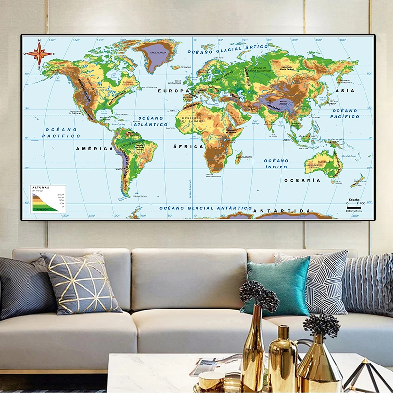 225-150cm-spanish-language-world-map-non-woven-canvas-painting-wall-art-poster-living-room-home-decoration-school-supplies
