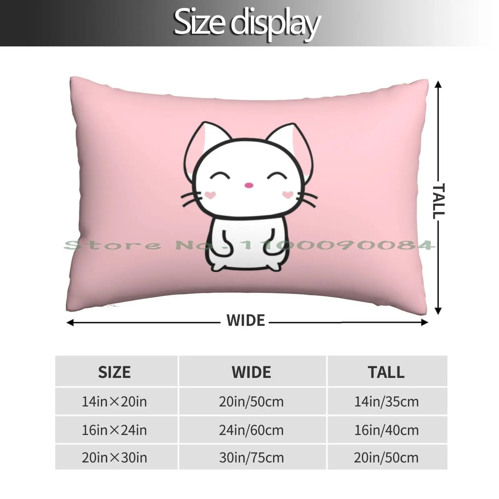 Douxmida-Happy-Pink Pillow Case 20x30 50*75 Sofa Bedroom Gr Gr Gazoo Racing Gazoo Racing Yaris Gazoo Racing Gazoo Racing Jdm