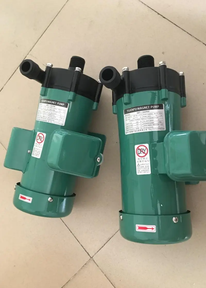 MP-100RM Magnetic Pump MD-100R Chemical Pump Electroplating Magnetic Pump Acid and Alkali Resistance Pump Plastic Sea Water Pump