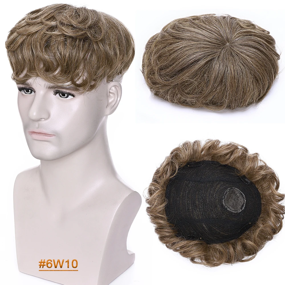 SEGO 16x19cm Human Hair Toupee