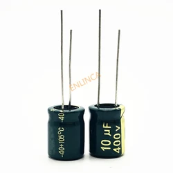 12 Stks/partij 400V 10Uf Hoge Frequentie Lage Impedantie 20% Radial Aluminium Elektrolytische Condensator 10000NF 20%