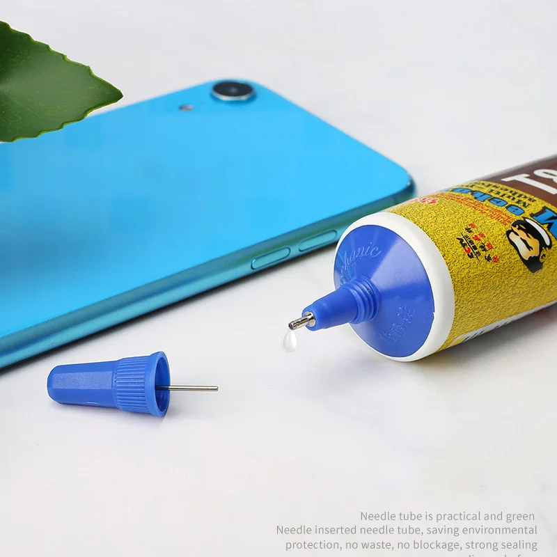 Mekanik 15ML/50ML/110ML Bingkai Layar LCD Cair Lem Perekat T8000 untuk Ponsel Layar Sentuh Ikatan Bingkai Kaca Lem Perbaikan