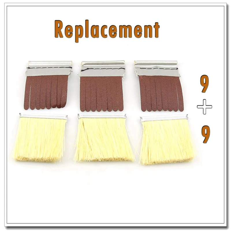 1 Stück 6"/150 mm * 6 mm wellenmontiertes Sisal- und Schmirgelleinenborsten-Polierbürstenrad für Holzgrundierung, Metallschleifen – Detail 1