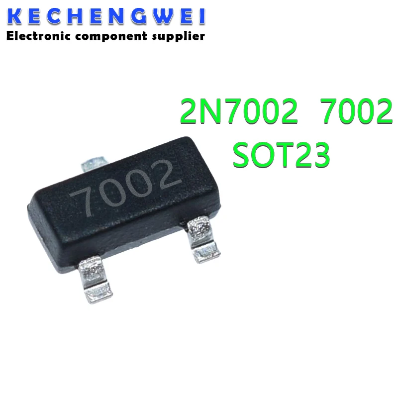 50PCS 2N7002LT1G SOT23 2N7002 SOT SOT-23 SMD 702 MMBT7002LT1G 60 V, 115 mA new and original