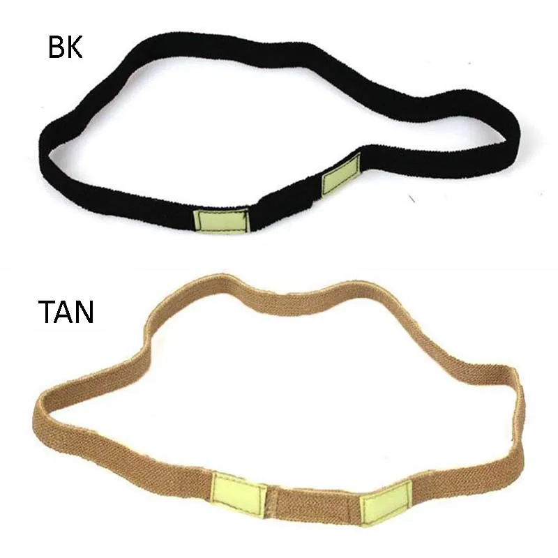 Reflective Camo Cat Eyes Helmet Straps Outdoor Sports Helmet Elastic Band for M1 M88 MICH Helmet