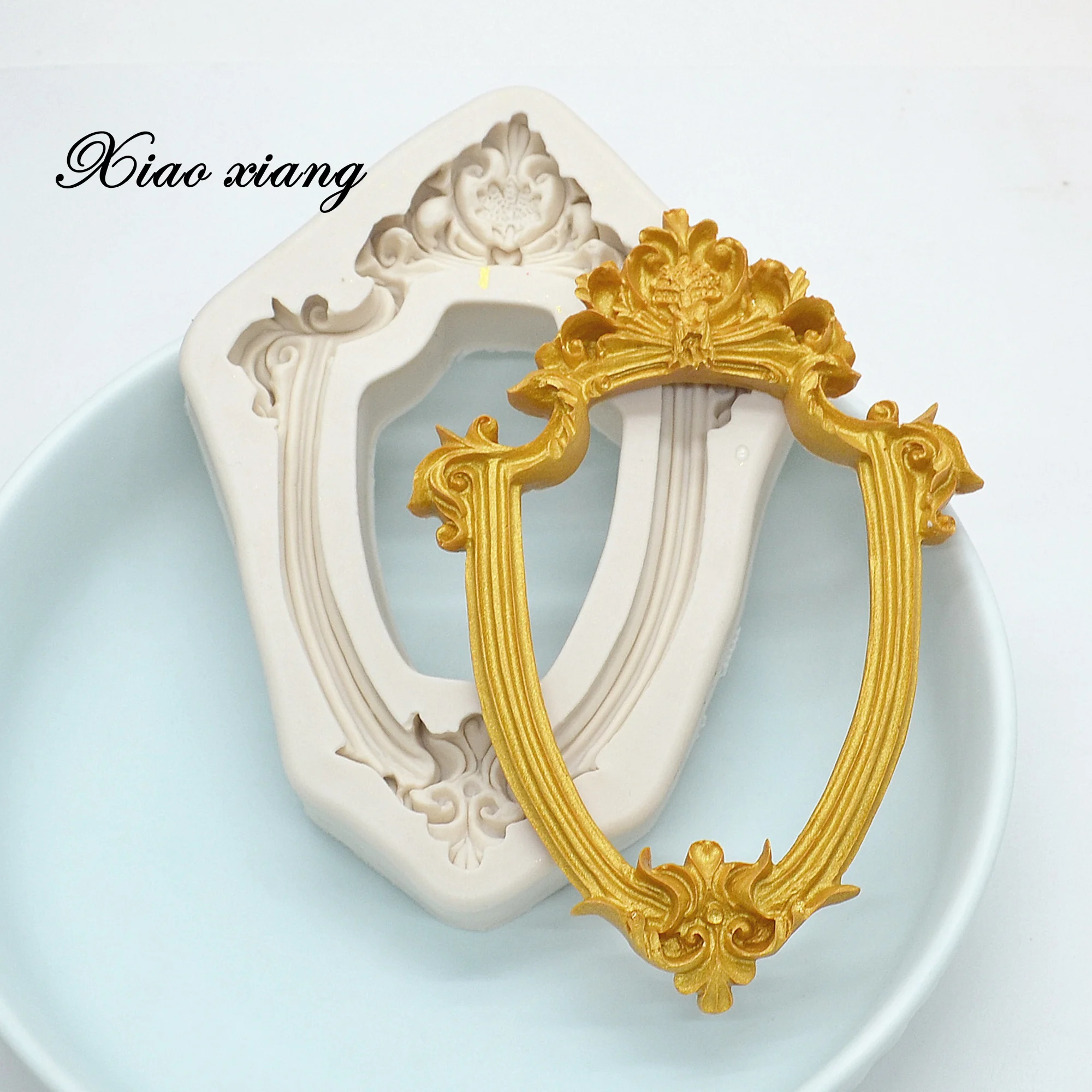 3D Photo Frame Silicone Fondant Molds For Baking DIY Fondant Cake Decorating Tools Pastry Kitchen Baking Accessories